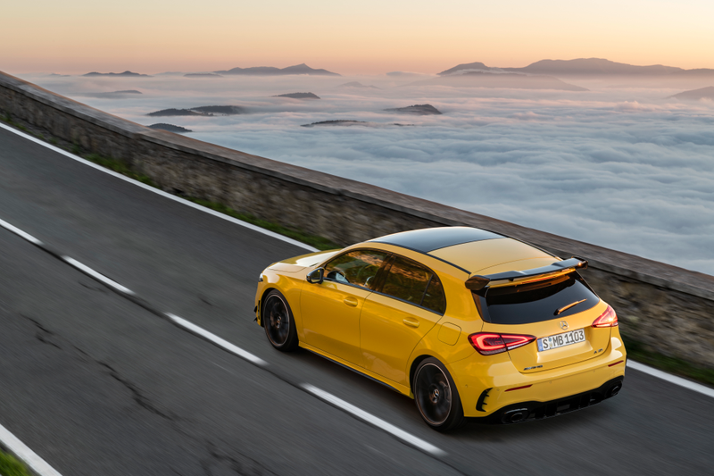 Illustration for article titled 2019 Mercedes-AMG A35: Benz's New Hot Hatch Has Toys for Your Next Track Day